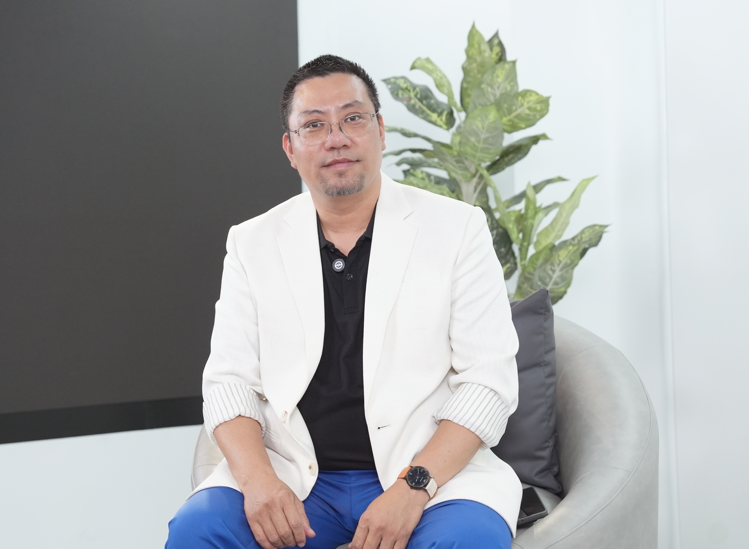 Chuyên gia truyền thông, văn hóa Nguyễn Đình Thành. Ảnh: Huy Tạ.